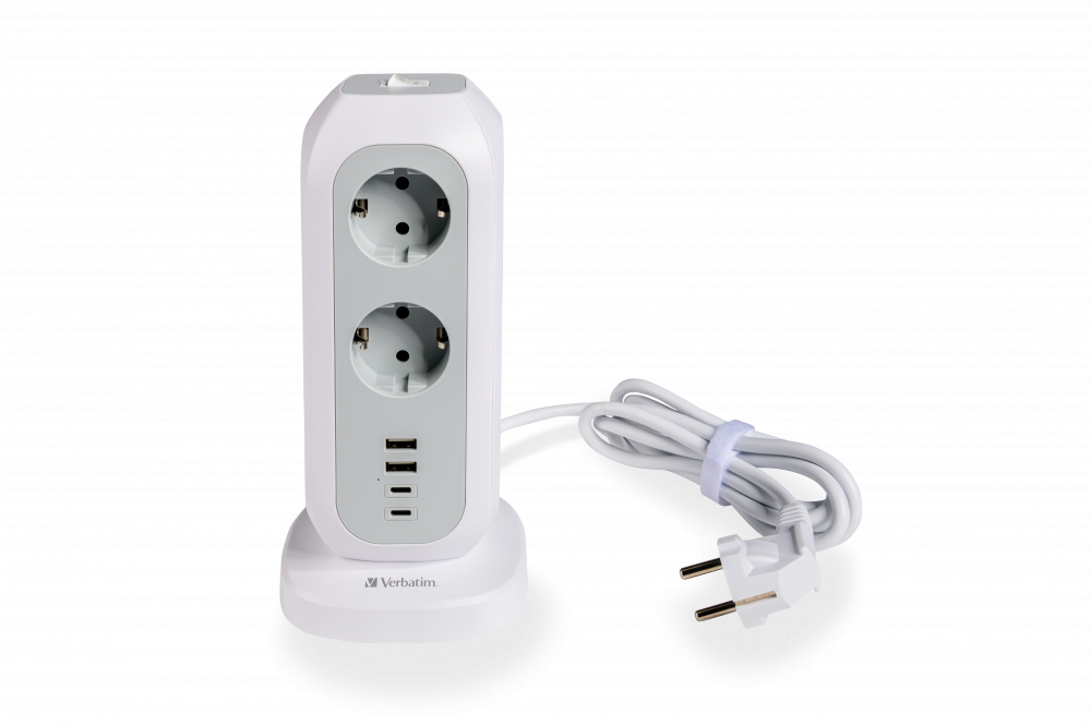 Verbatim 49547 power uitbreiding 11 AC-uitgang(en) Binnen Wit