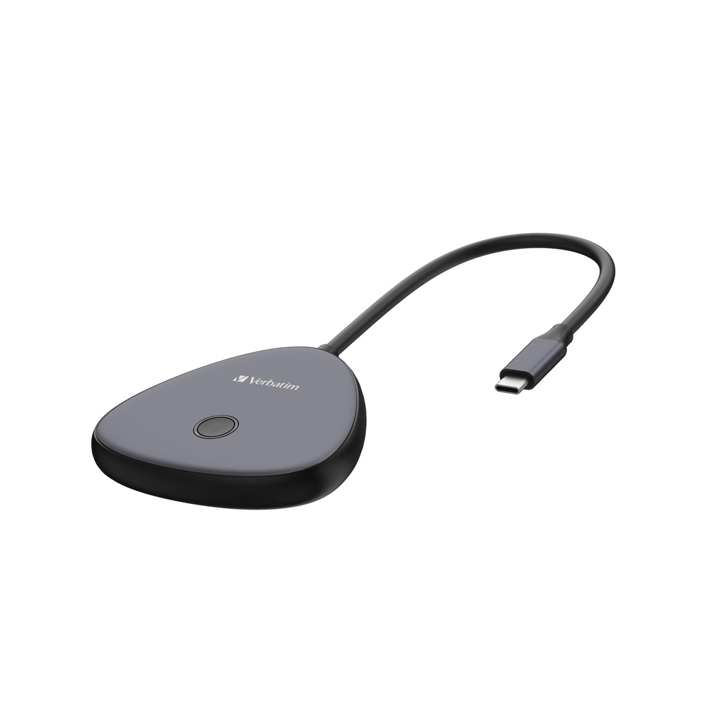 [415076440015] Verbatim Share My Screen 4K USB-C draadloze schermadapter met hub WDA-02