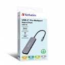 Verbatim CMH-08 USB Type-C 5000 Mbit/s Zilver