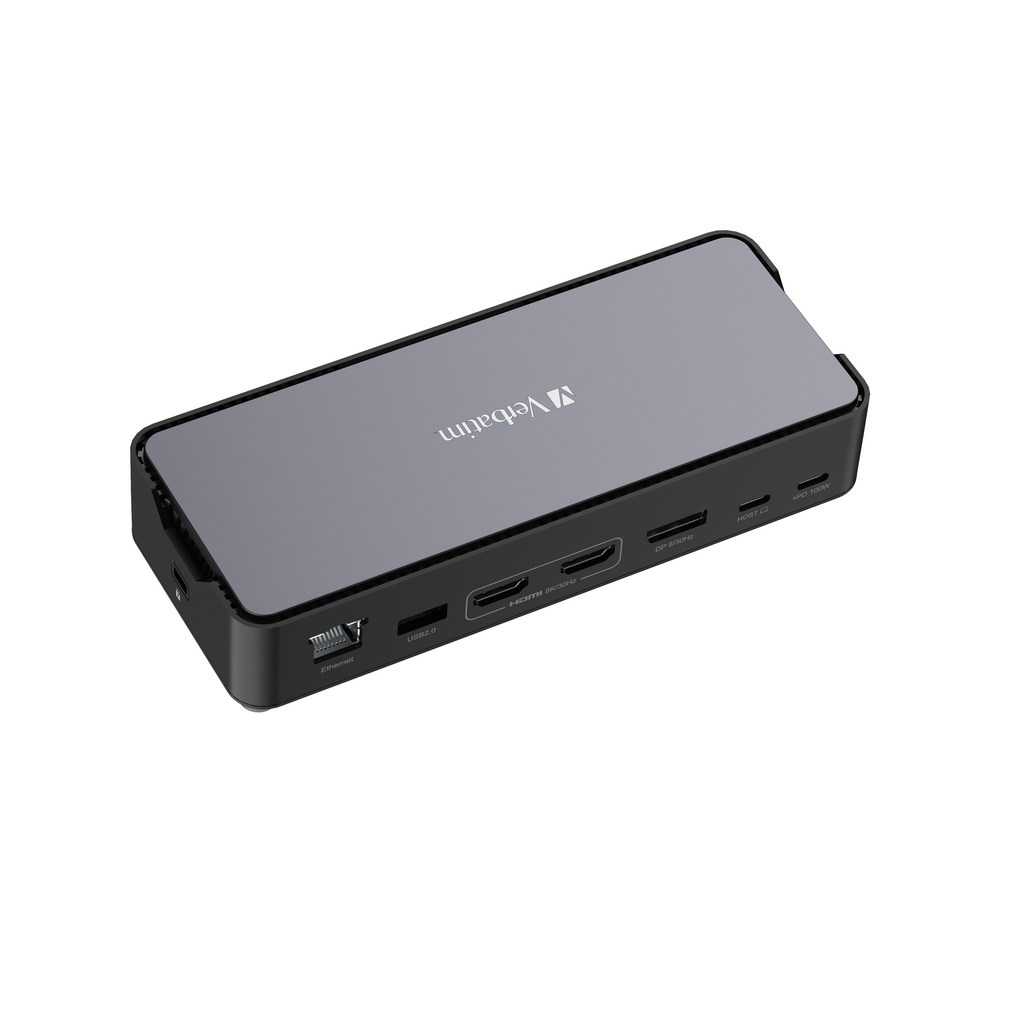[415076440021] Verbatim USB-C Pro docking station CDS-15: 15 poorten