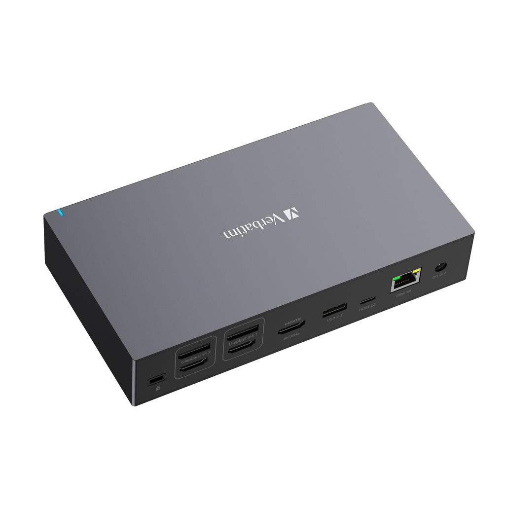 [415076440022] Verbatim USB-C Pro docking station CDS-17: 17 poorten
