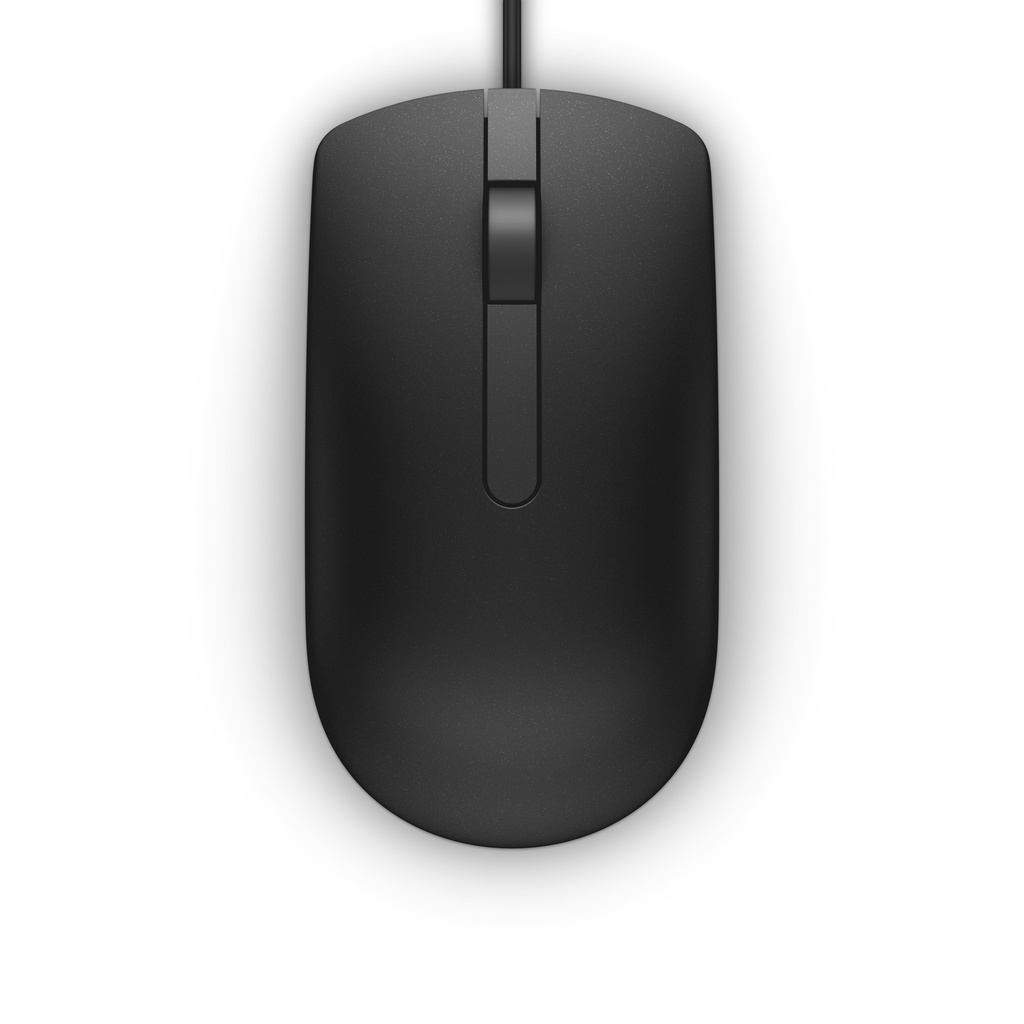 DELL MS116 muis Kantoor Ambidextrous USB Type-A Optisch 1000 DPI