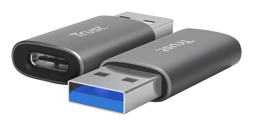 [415545440032] Trust Calyx USB Type-C USB Type-A Grijs