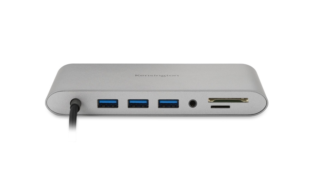 [415671440024] Kensington UH1440P USB-C 5Gbps Dual Video Driverless Mobile Dock – 85W Pass-Through Power – DP/HDMI/VGA