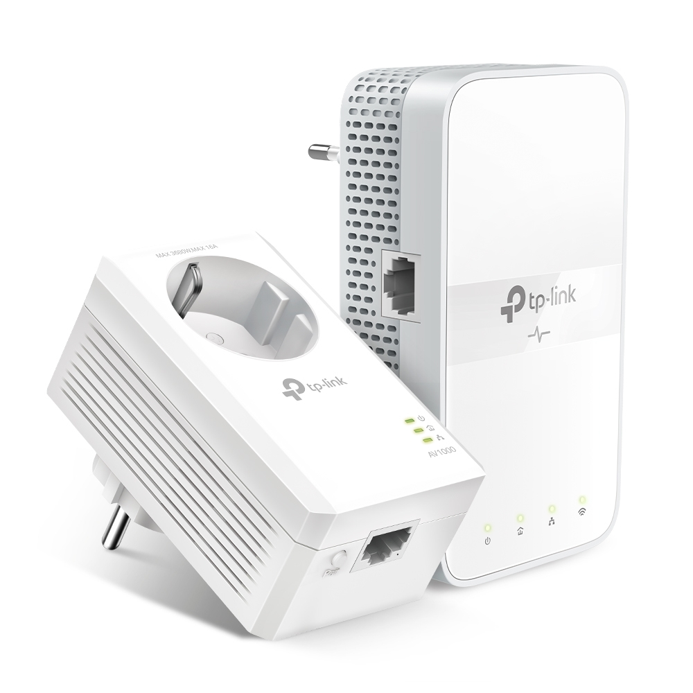 [415748440019] TP-Link TL-WPA7617 KIT PowerLine-netwerkadapter 1200 Mbit/s Ethernet LAN Wifi Wit 2 stuk(s)