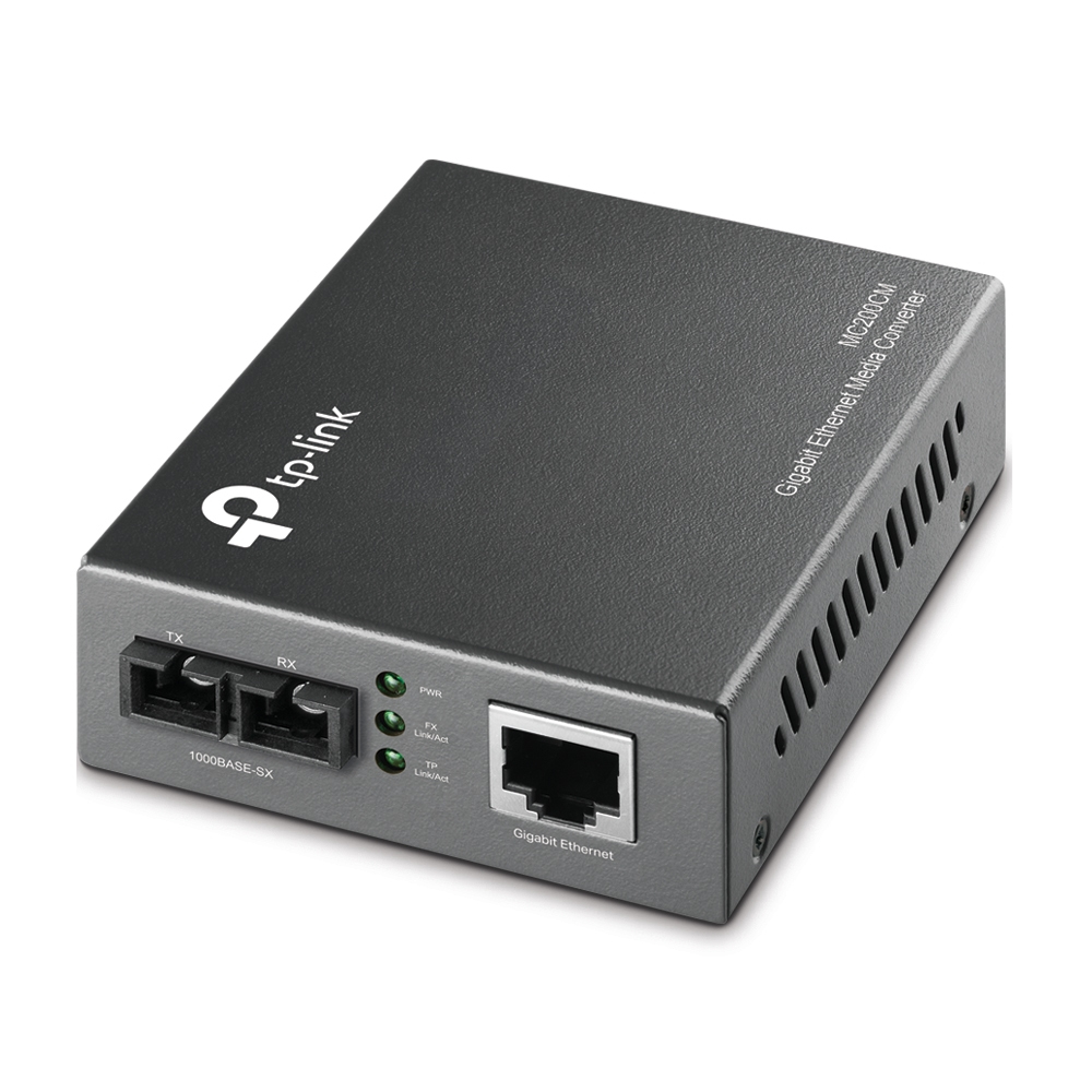 [415748440044] TP-Link MC200CM V3 netwerk media converter Intern 1000 Mbit/s 850 nm Multimode Zwart