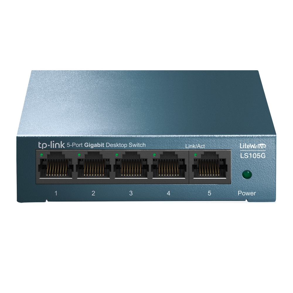 [415748440064] TP-Link LS105G Unmanaged Gigabit Ethernet (10/100/1000) Blauw