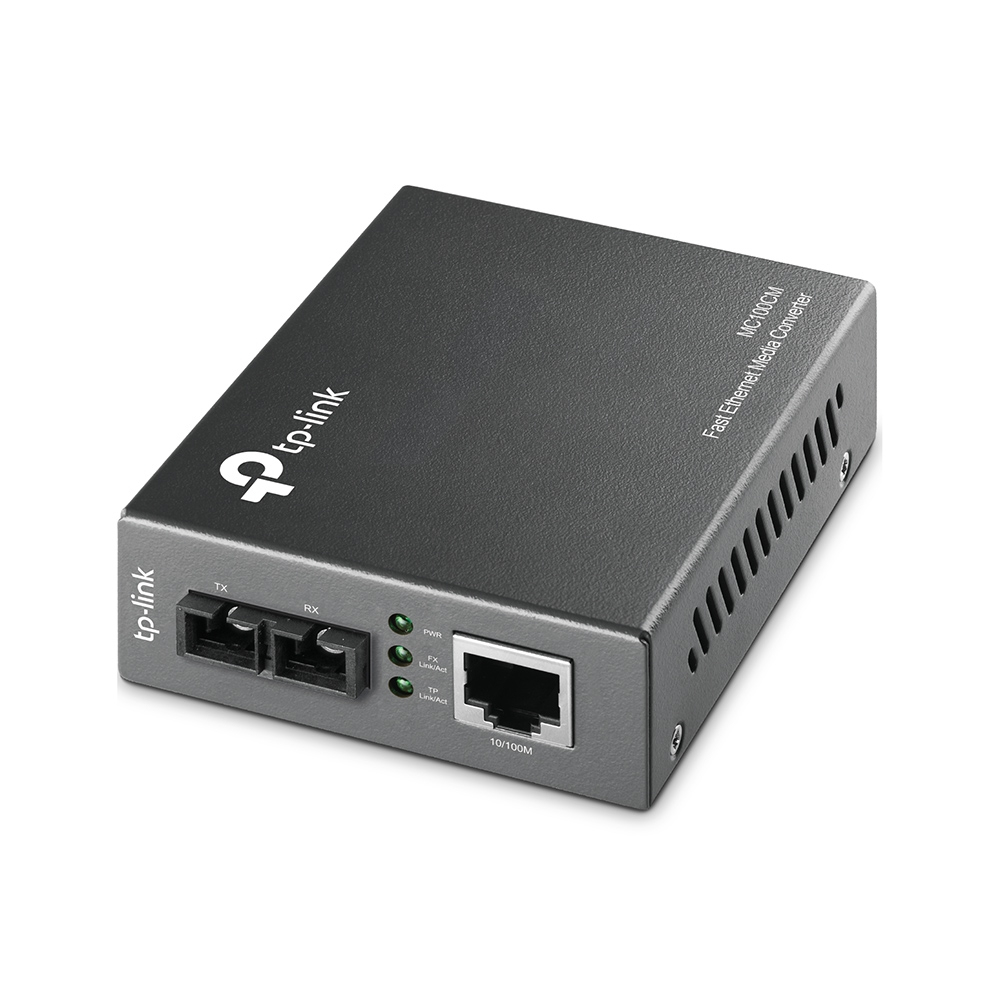[415748440066] TP-Link MC100CM netwerk media converter 1000 Mbit/s 1310 nm Zwart