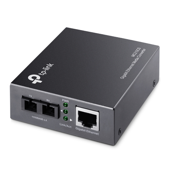 [415748440067] TP-Link MC210CS netwerk media converter 1000 Mbit/s 1310 nm Single-mode Zwart