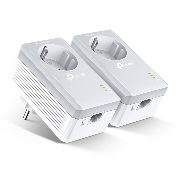 [415748440076] TP-Link TL-PA4010P KIT V5 PowerLine-netwerkadapter 600 Mbit/s Ethernet LAN Wit 2 stuk(s)