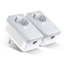 TP-Link TL-PA4010P KIT V5 PowerLine-netwerkadapter 600 Mbit/s Ethernet LAN Wit 2 stuk(s)