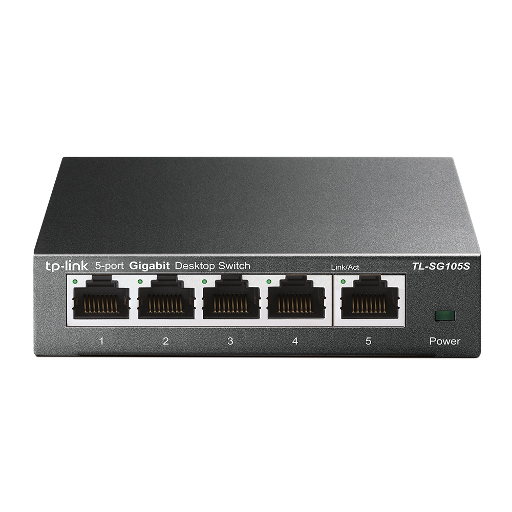 [415748440131] TP-Link TL-SG105S Unmanaged Gigabit Ethernet (10/100/1000) Zwart