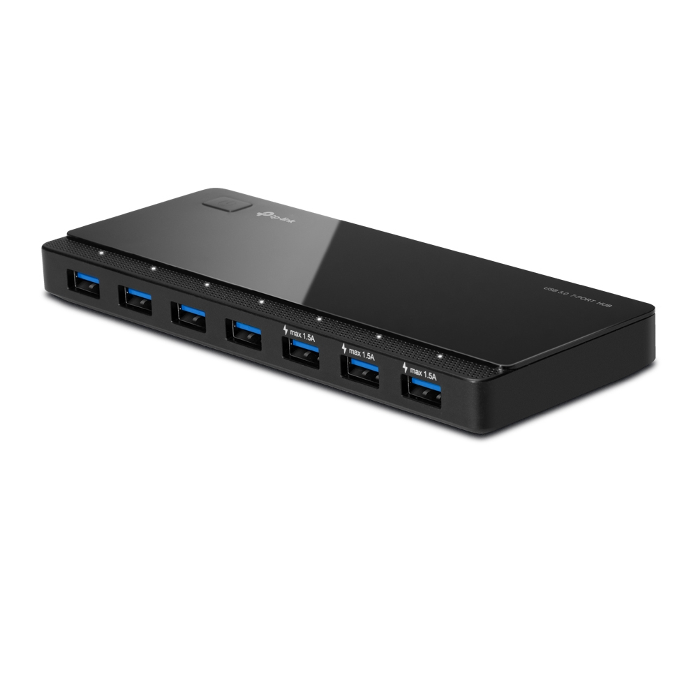 [415748440139] TP-Link UH700 USB 3.2 Gen 1 (3.1 Gen 1) Micro-B 5000 Mbit/s Zwart