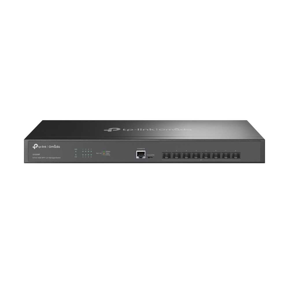 TP-Link Omada SX3008F netwerk-switch Managed L2/L3 Zwart