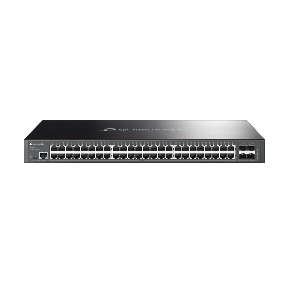 [415748440181] TP-Link Omada SG3452 netwerk-switch Managed L2+ Gigabit Ethernet (10/100/1000) 1U Zwart
