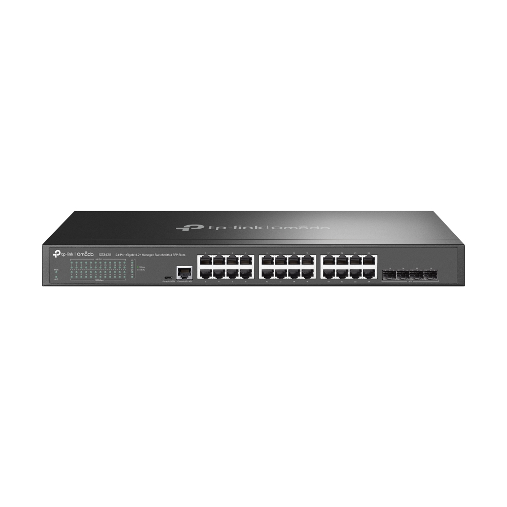 [415748440182] TP-Link Omada SG3428 netwerk-switch Managed L2/L3 Gigabit Ethernet (10/100/1000) 1U Zwart
