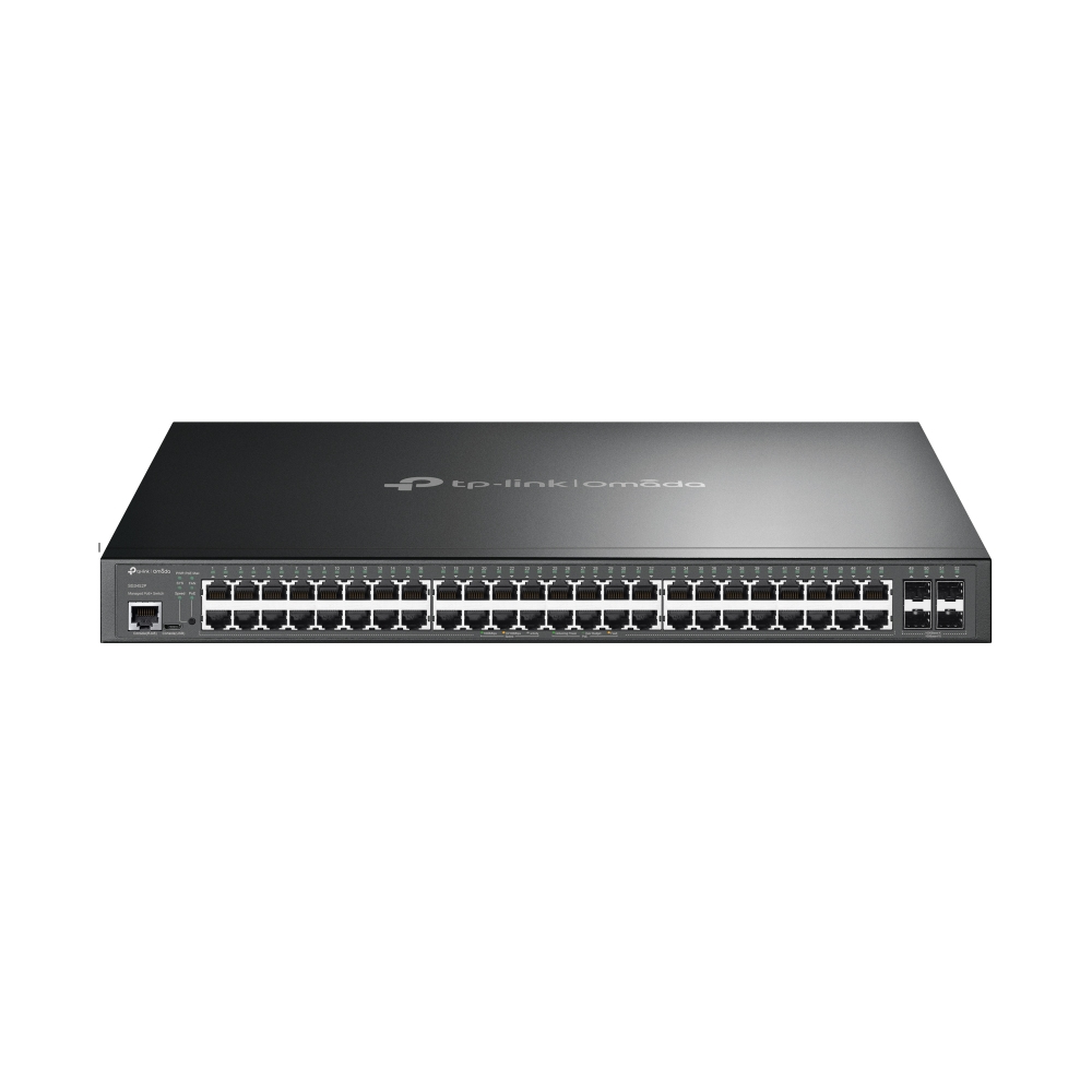 [415748440186] TP-Link Omada SG3452P netwerk-switch Managed L2/L3 Gigabit Ethernet (10/100/1000) Power over Ethernet (PoE) 1U Zwart