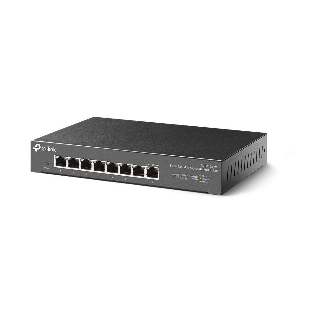 [415748440191] TP-Link TL-SG108-M2 netwerk-switch Unmanaged 2.5G Ethernet (100/1000/2500) Zwart