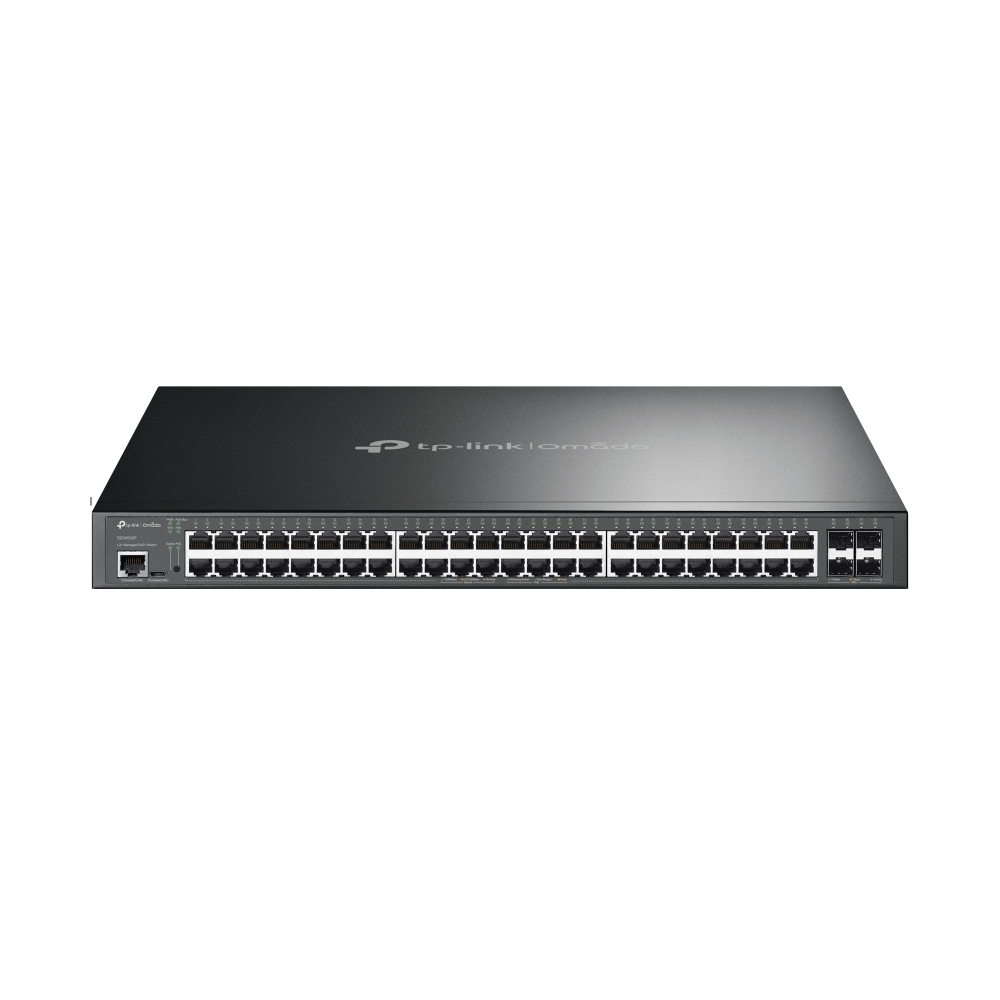 [415748440207] TP-Link Omada SG3452XP netwerk-switch Managed L2+ Gigabit Ethernet (10/100/1000) Power over Ethernet (PoE) 1U Zwart