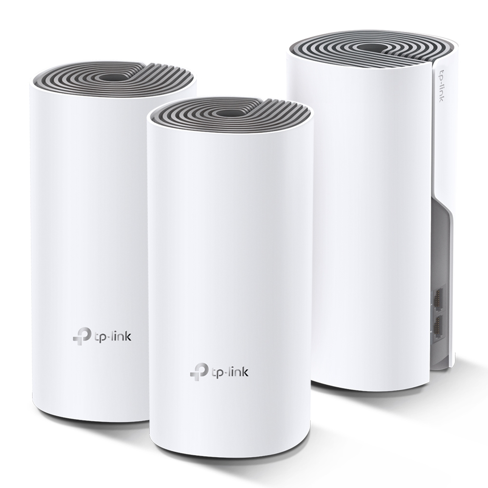 [415748440237] TP-Link Deco E4 (3-pack) Dual-band (2.4 GHz / 5 GHz) Wi-Fi 5 (802.11ac) Wit, Grijs 2 Intern