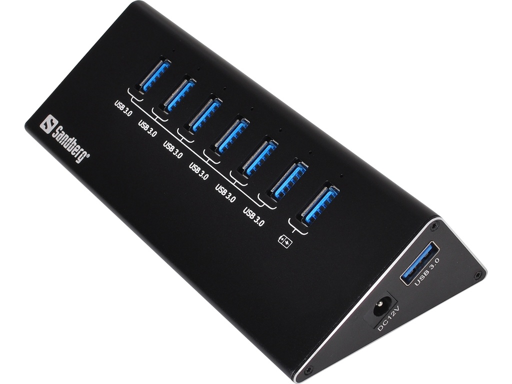 [415811440021] Sandberg USB 3.0 Hub 6+1 ports