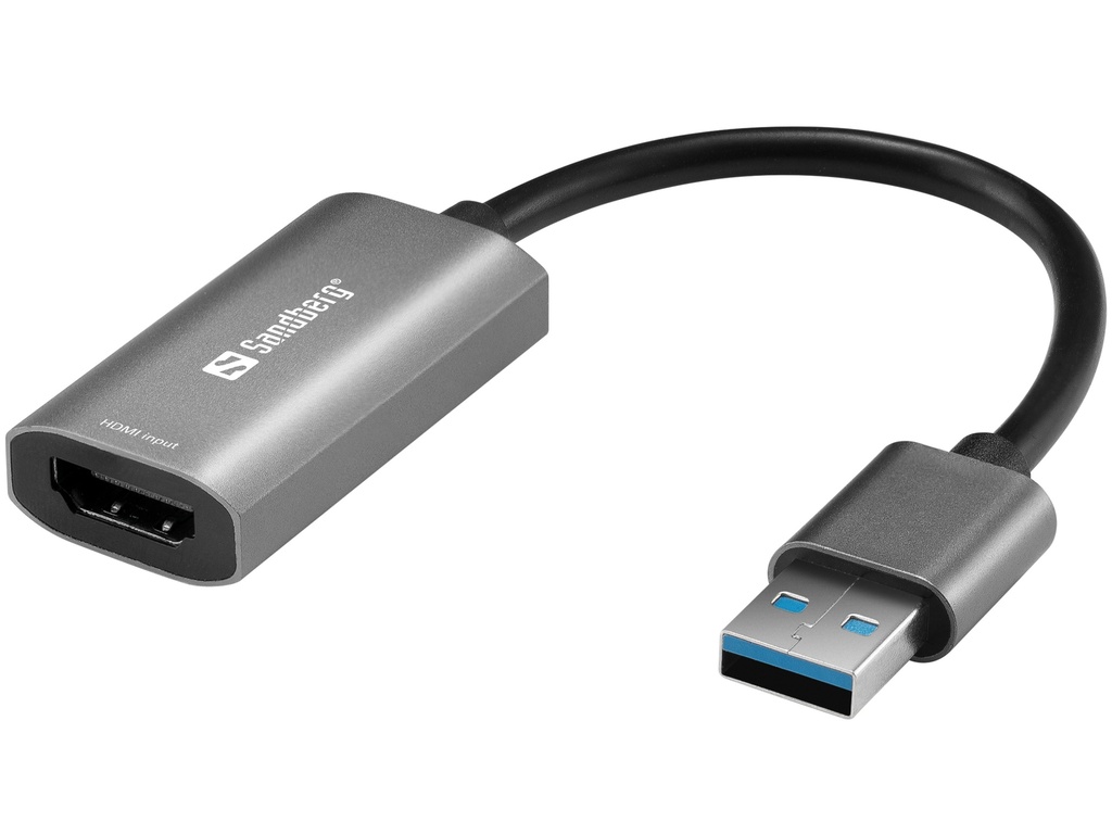 [415811440034] Sandberg 134-19 USB grafische adapter Grijs