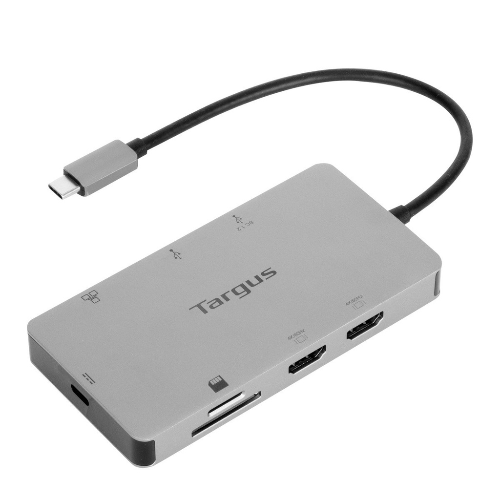 [415842440001] Targus DOCK423EU laptop dock & poortreplicator Bedraad USB 3.2 Gen 1 (3.1 Gen 1) Type-C Zilver