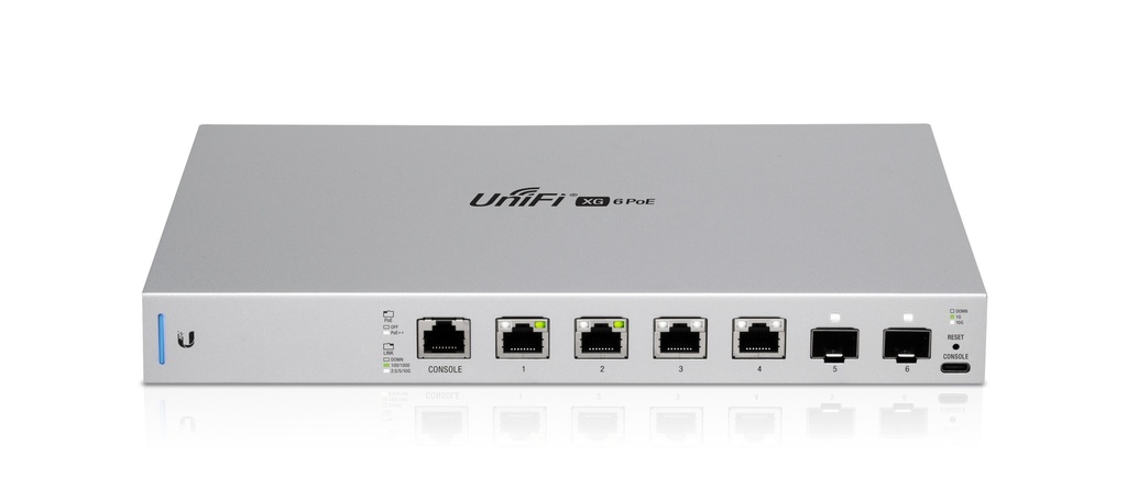 [415852440046] Ubiquiti UniFi US-XG-6POE netwerk-switch Managed 10G Ethernet (100/1000/10000) Power over Ethernet (PoE) 1U Grijs