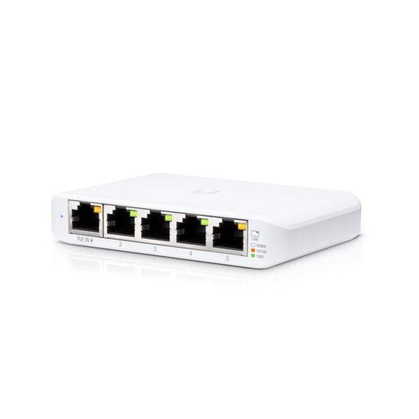 [415852440052] Ubiquiti UniFi Switch Flex Mini (3-pack) Managed Gigabit Ethernet (10/100/1000) Power over Ethernet (PoE) Wit