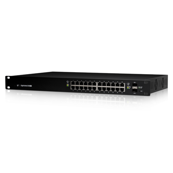 [415852440096] Ubiquiti EdgeSwitch 24 250W Managed L2/L3 Gigabit Ethernet (10/100/1000) Power over Ethernet (PoE) 1U Zwart