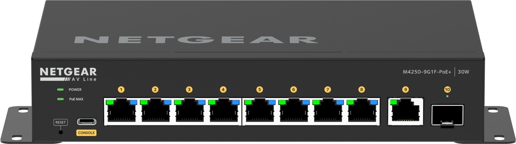 [415853440076] NETGEAR GSM4210PD-100EUS netwerk-switch Managed L2/L3 Gigabit Ethernet (10/100/1000) Power over Ethernet (PoE) Zwart