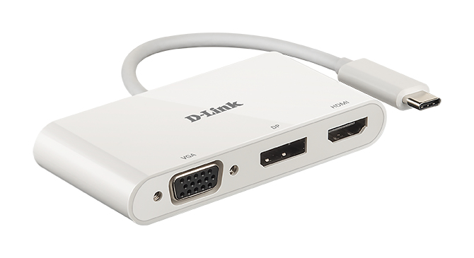 [415856440026] D-Link DUB-V310 laptop dock & poortreplicator Bedraad USB 3.2 Gen 1 (3.1 Gen 1) Type-C Wit