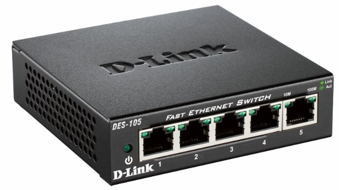 [415856440068] D-Link DES-105 Unmanaged L2 Zwart