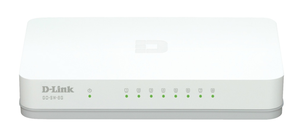 [415856440084] D-Link GO-SW-8G/E netwerk-switch Unmanaged Gigabit Ethernet (10/100/1000) Wit