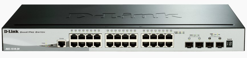 [415856440088] D-Link DGS-1510 Managed L3 Gigabit Ethernet (10/100/1000) Zwart