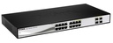 D-Link DGS-1210-16 Managed L2 Gigabit Ethernet (10/100/1000) Zwart