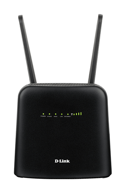 [415856440105] D-Link DWR-960 draadloze router Gigabit Ethernet Dual-band (2.4 GHz / 5 GHz) 4G Zwart