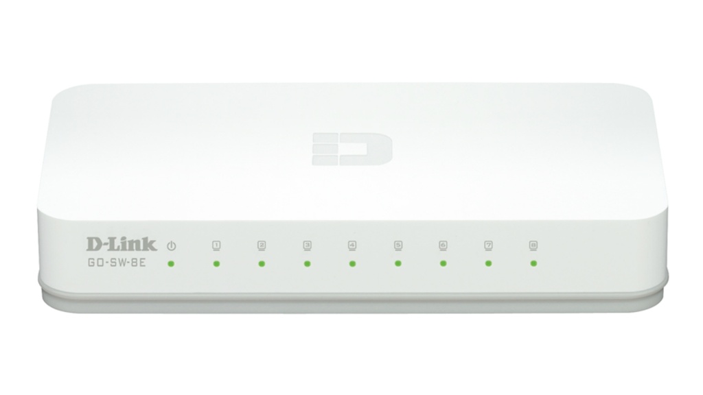[415856440107] D-Link GO-SW-8E/E netwerk-switch Unmanaged Fast Ethernet (10/100) Wit