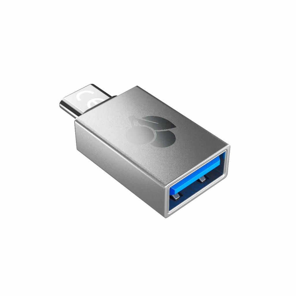 [415867440001] CHERRY 61710036 tussenstuk voor kabels USB-A USB-C Zilver
