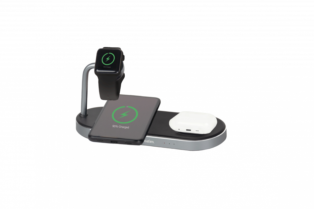 Verbatim WCS-03 Universeel Zwart USB Draadloos opladen Snel opladen Binnen