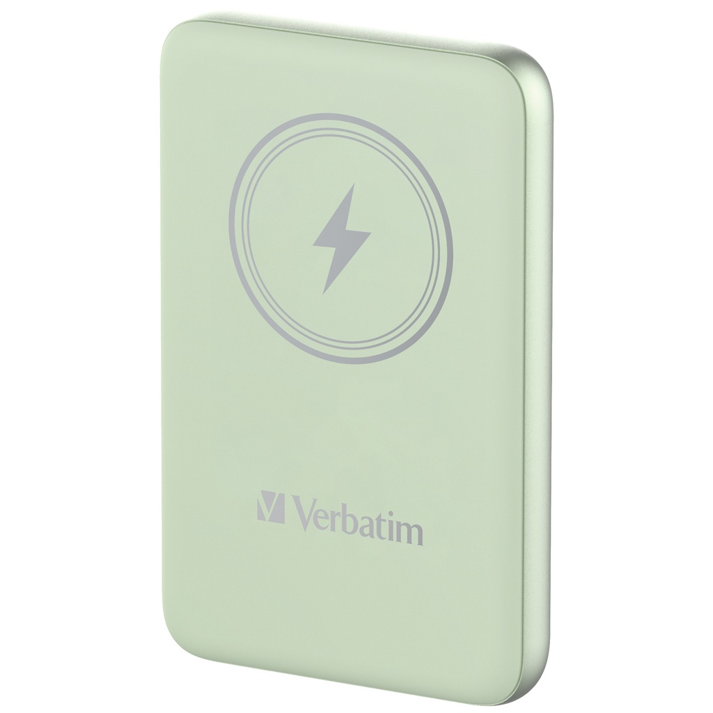 Verbatim Charge 'n' Go Magnetische Draadloze Power Bank 10000mAh Groen