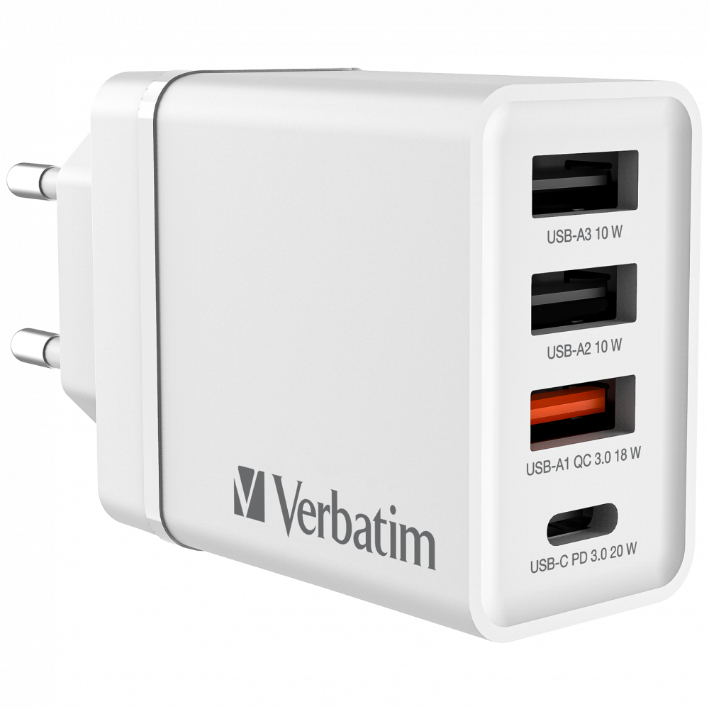 [500076440031] Verbatim 49700 Universeel Wit AC Snel opladen Binnen