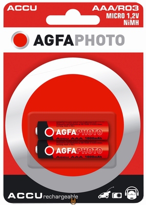 [500570990014] AgfaPhoto NiMh Micro 1000 mAh Oplaadbare batterij AAA Nikkel-Metaalhydride (NiMH)