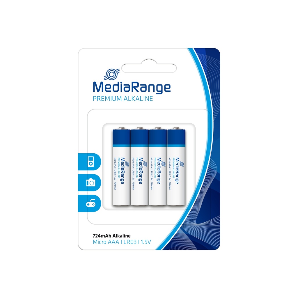 [500604440007] MediaRange MRBAT101 huishoudelijke batterij Wegwerpbatterij AAA Alkaline