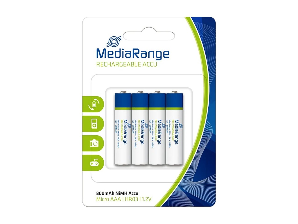 [500604440009] MEDIARANGE MRBAT120 MEDIARANGE Batteries pack of 4