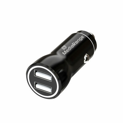[500604440015] MediaRange MRMA103-03 oplader voor mobiele apparatuur Universeel Zwart DC Auto