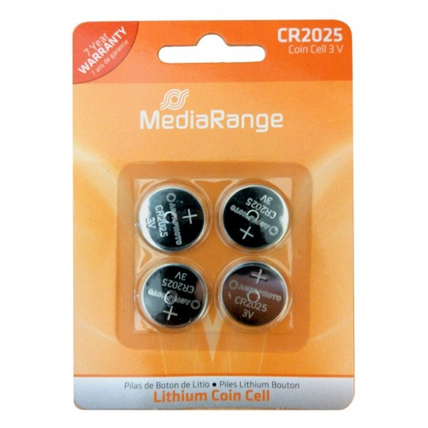 [500604440037] MediaRange MRBAT131 huishoudelijke batterij Wegwerpbatterij CR2025 Lithium