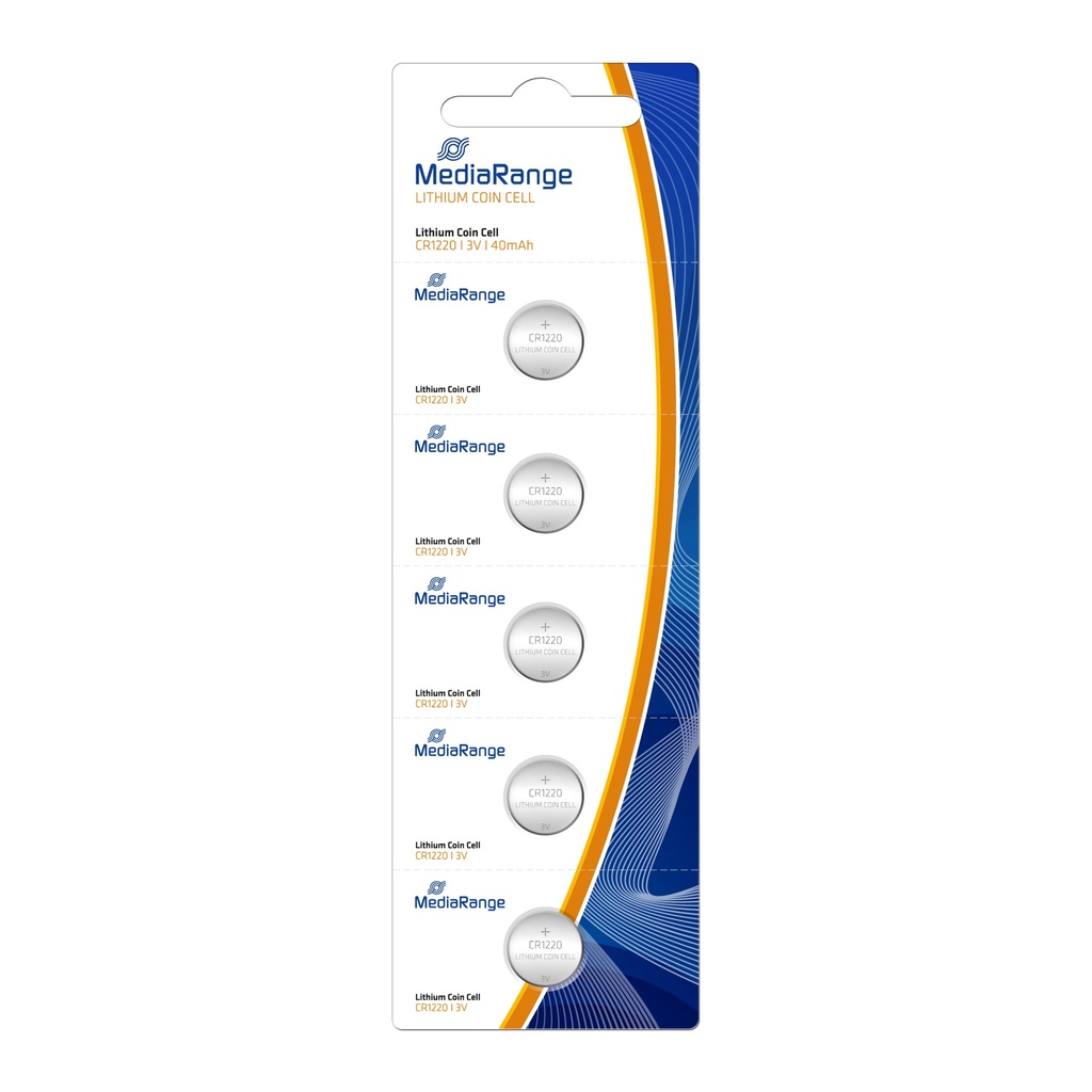 MediaRange MRBAT134 huishoudelijke batterij Wegwerpbatterij CR1220 Lithium