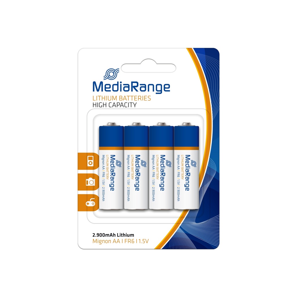 [500604440049] MediaRange MRBAT154 huishoudelijke batterij Wegwerpbatterij AA Lithium