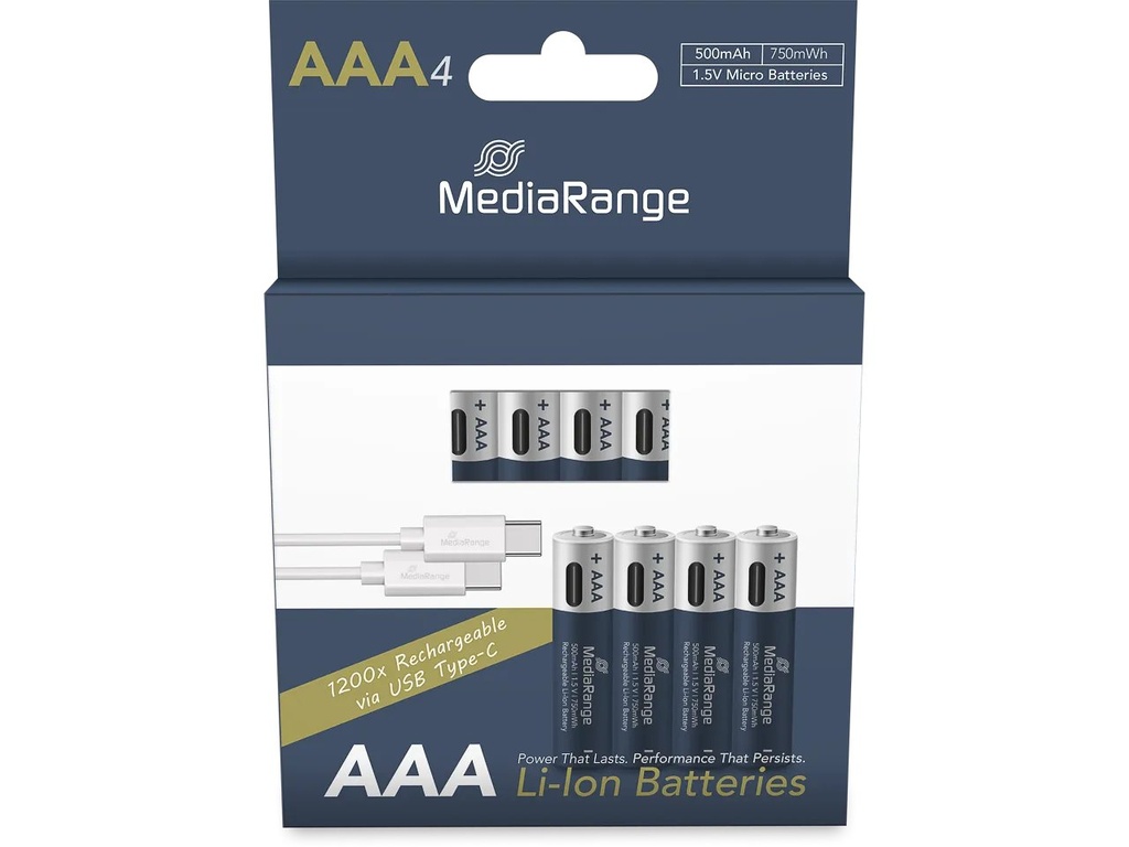 [500604440073] MEDIARANGE MRBAT160 MEDIARANGE Batteries pack of 4